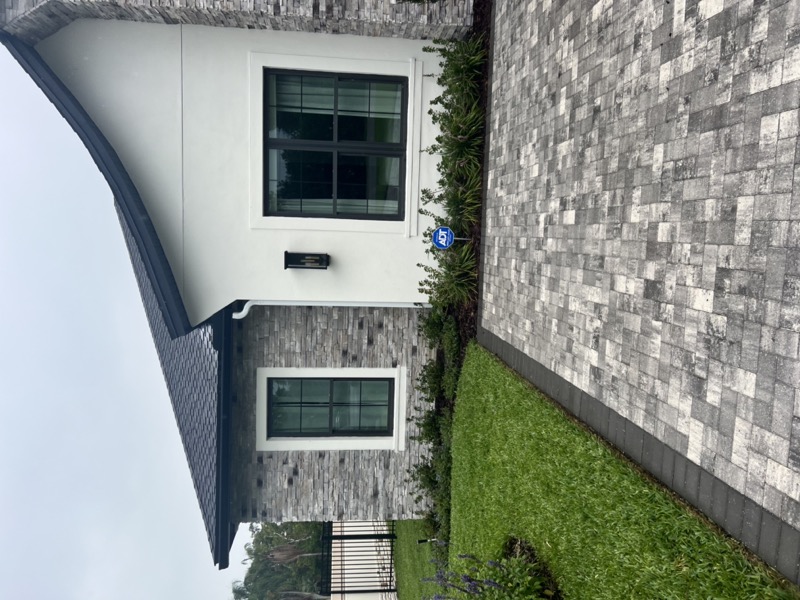 Custom color gutter install Lakeland